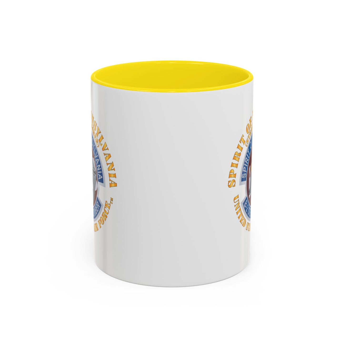 Accent Coffee Mug (11oz & 15oz) - USAF - B2 - Spirit of Pennsylvania Stealth Bomber X 300