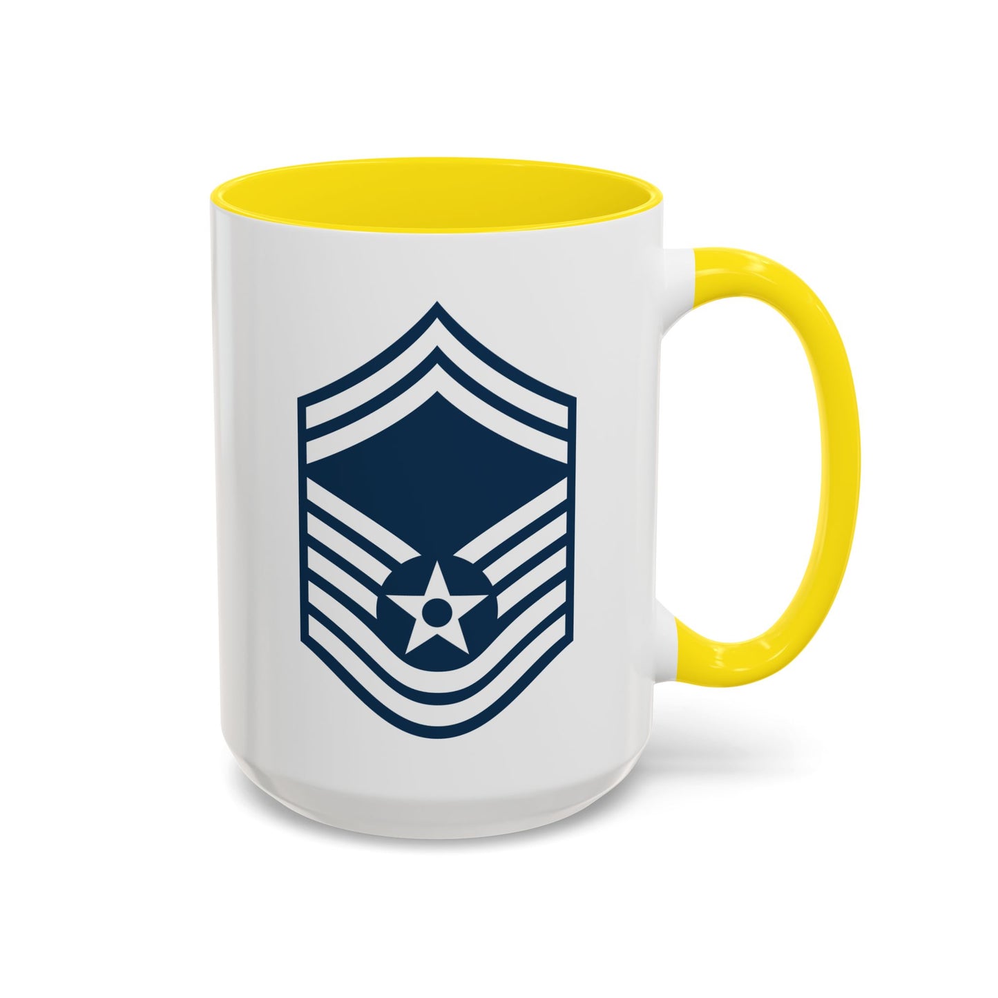 Accent Coffee Mug (11oz & 15oz) - USAF - Senior Master Sergeant (E8a) - 2020
