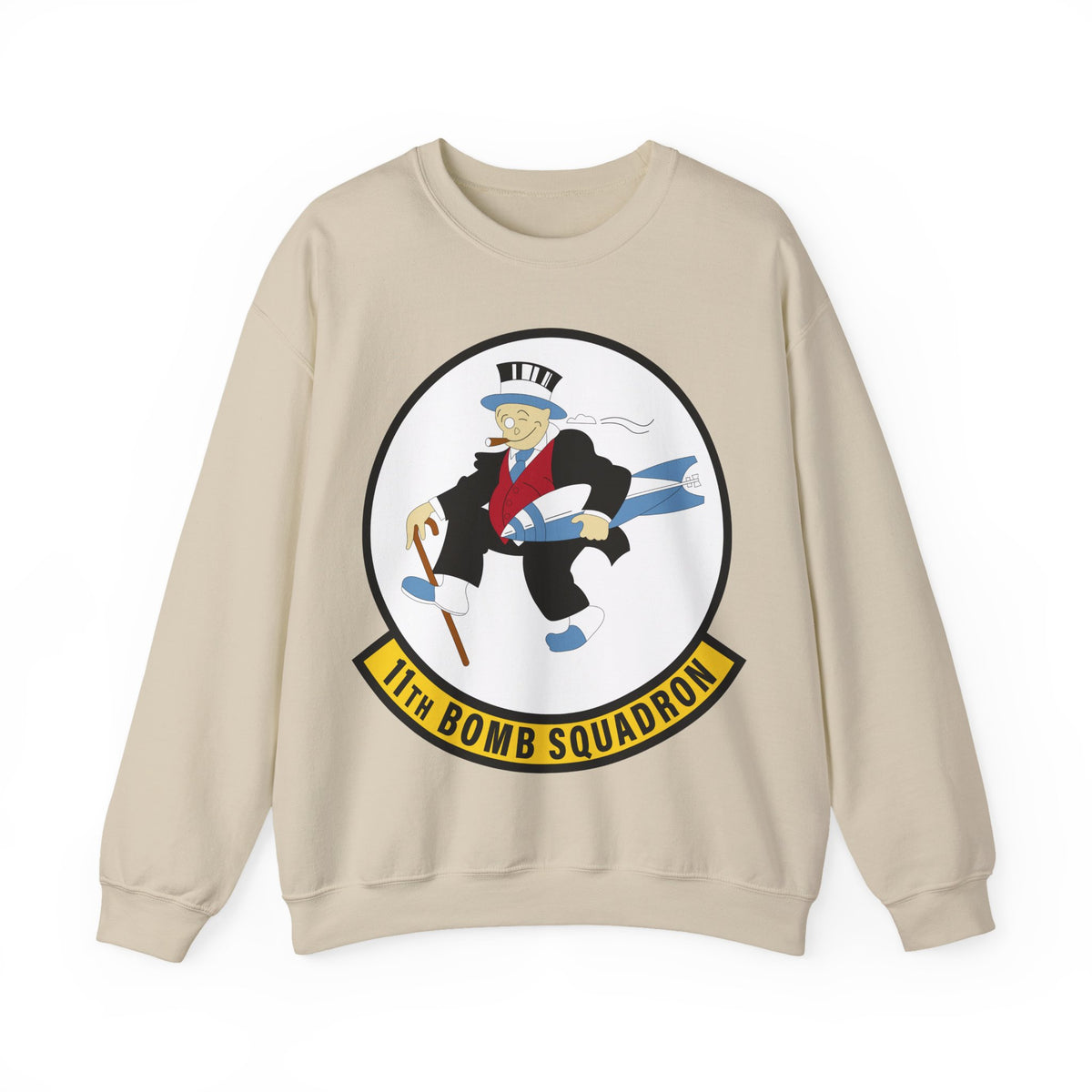 Crewneck Sweatshirt - USAF - 11th Bomb Squadron wo txt