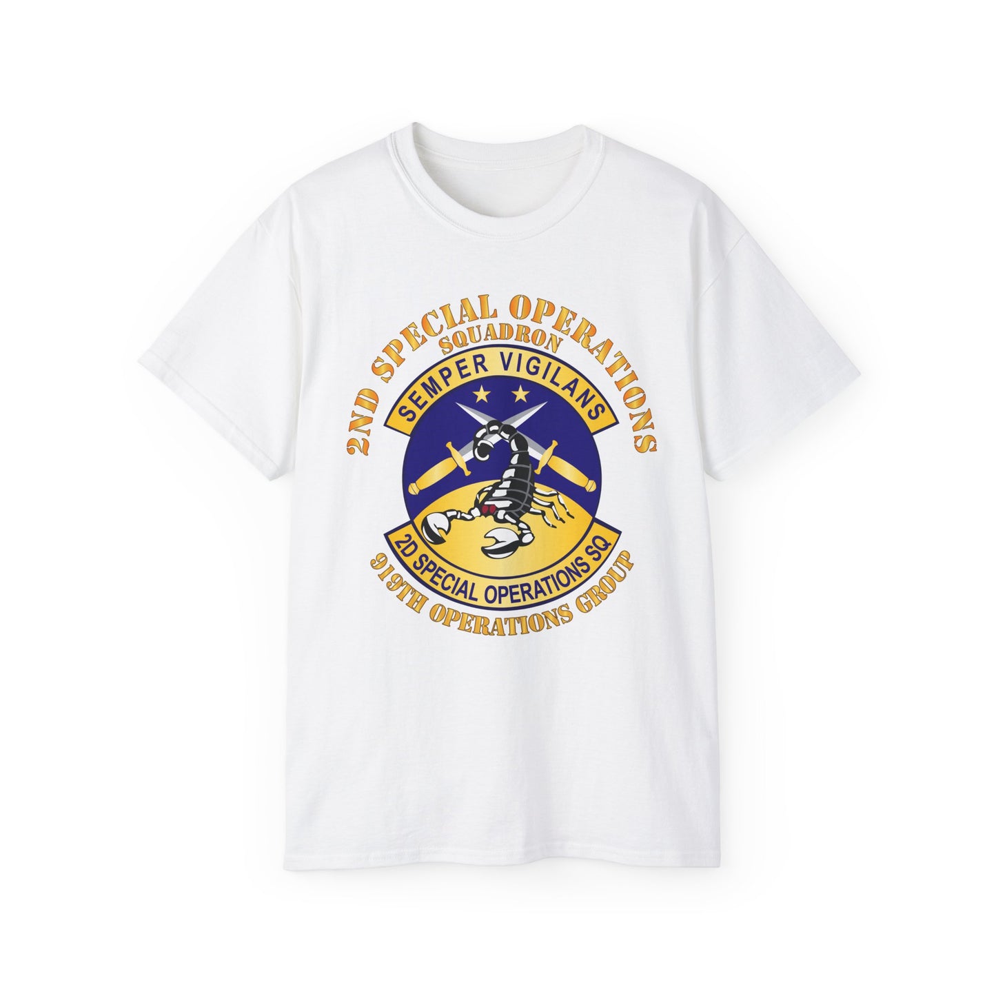 Unisex Ultra Cotton Tee - USAFSOF - 2nd Special Operations Squadron - 919th Operations Group