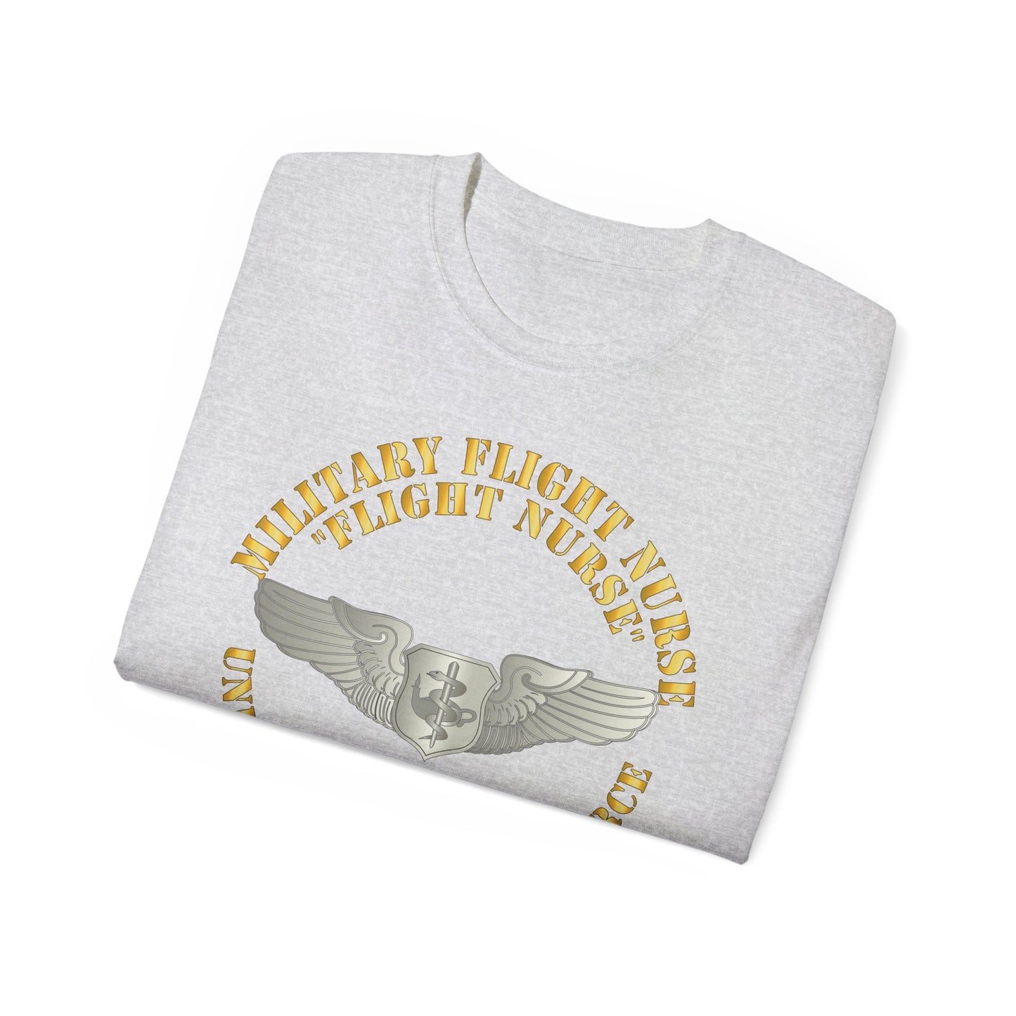 Unisex Ultra Cotton Tee - USAF - Military Flight Nurse - Flight Nurse - Basic