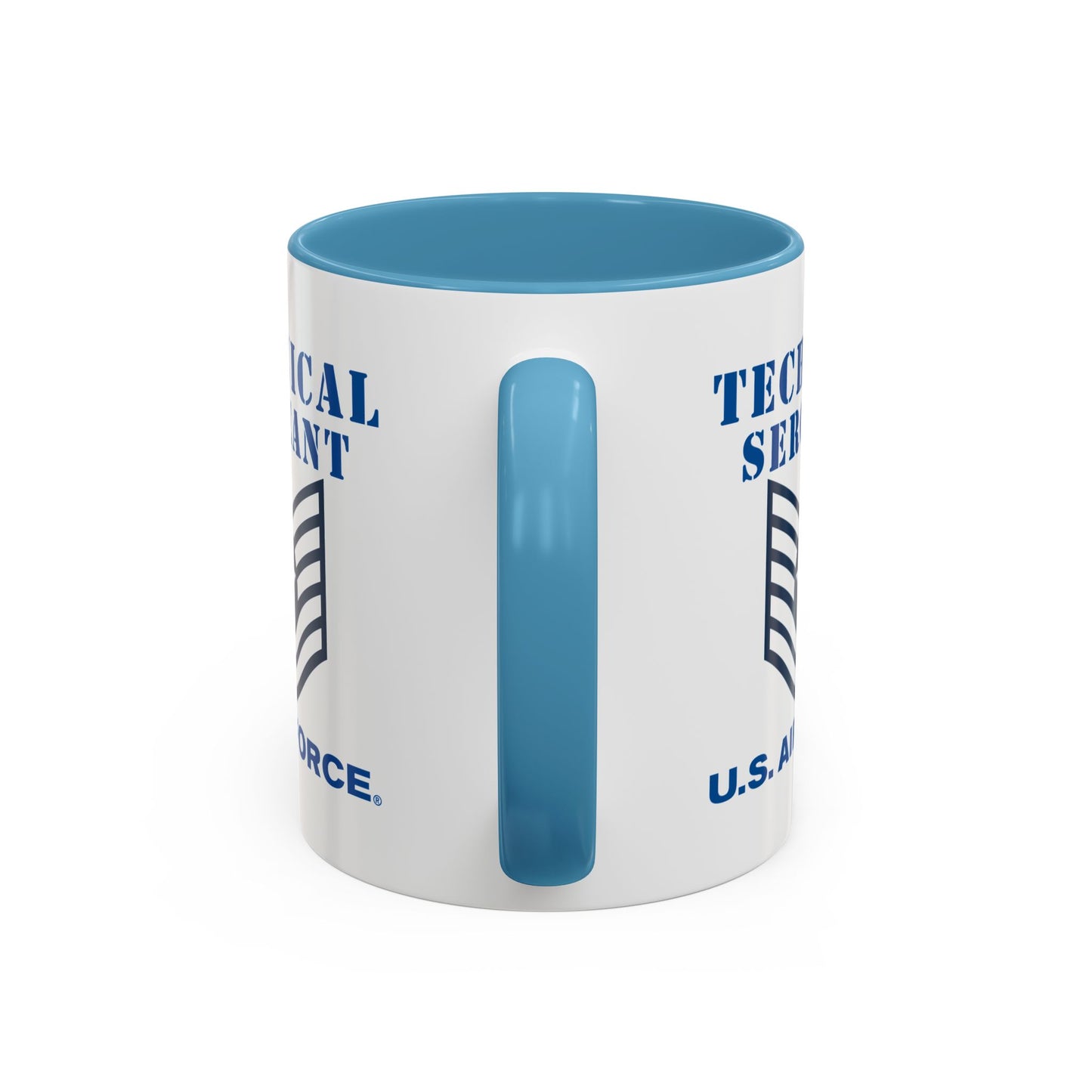 Accent Coffee Mug (11oz & 15oz) - USAF - Technical Sergeant (E6) - 2020 - US Air Force w Text X 300