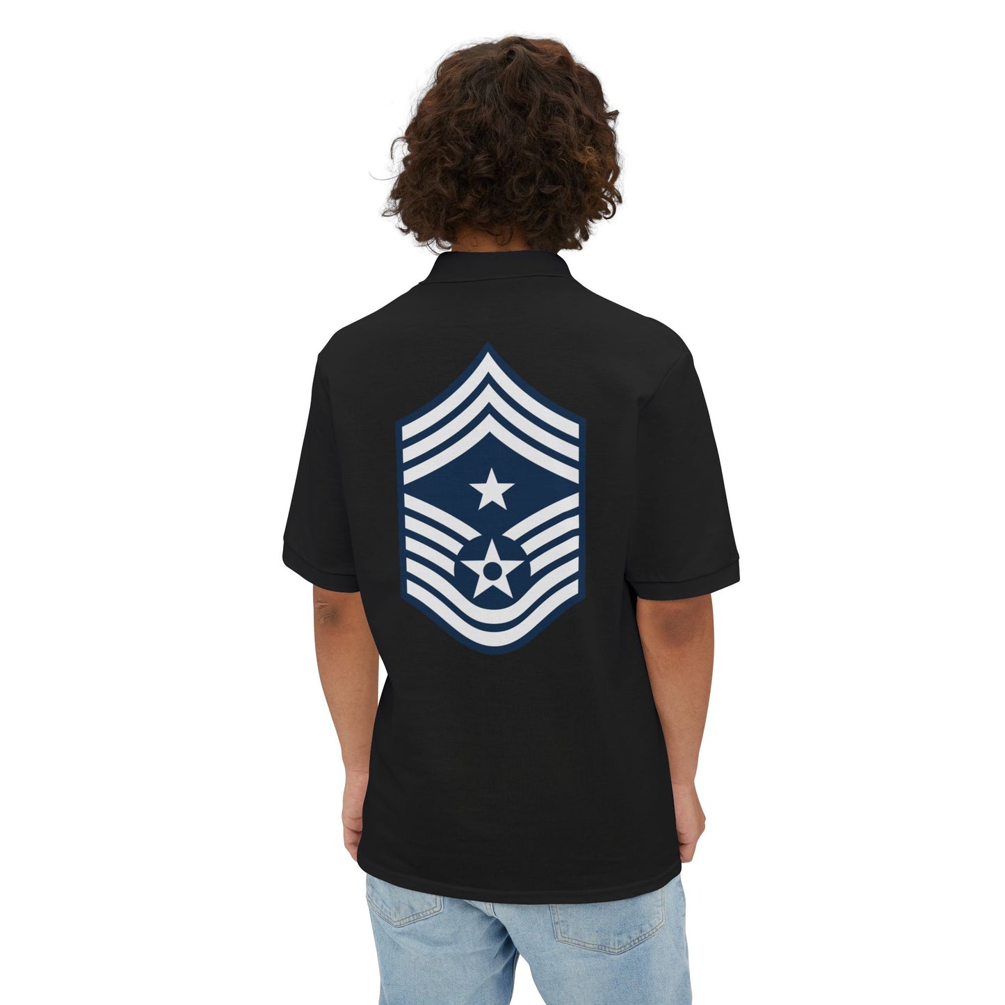 Men's Piqué Polo - USAF - Command Chief Master Sergeant (E9c) - 2020