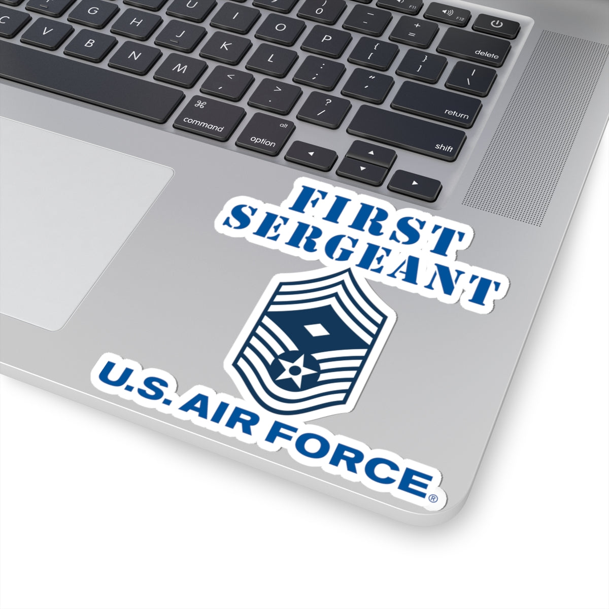 Kiss-Cut Stickers - USAF - First Sergeant (E9b) - 2020 - US Air Force w Text X 300