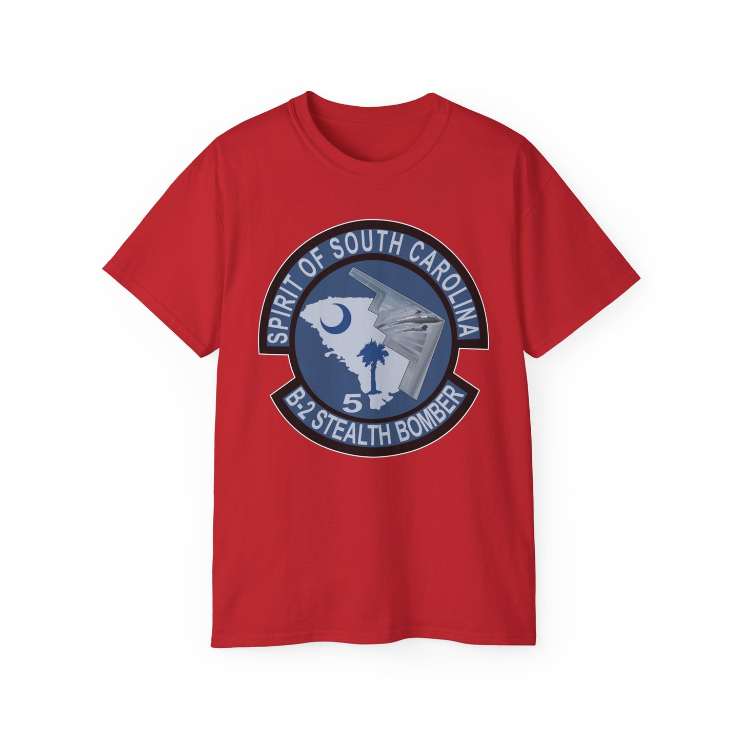 Unisex Ultra Cotton Tee - USAF - B2 - Spirit of South Carolina Stealth Bomber wo Txt X 300