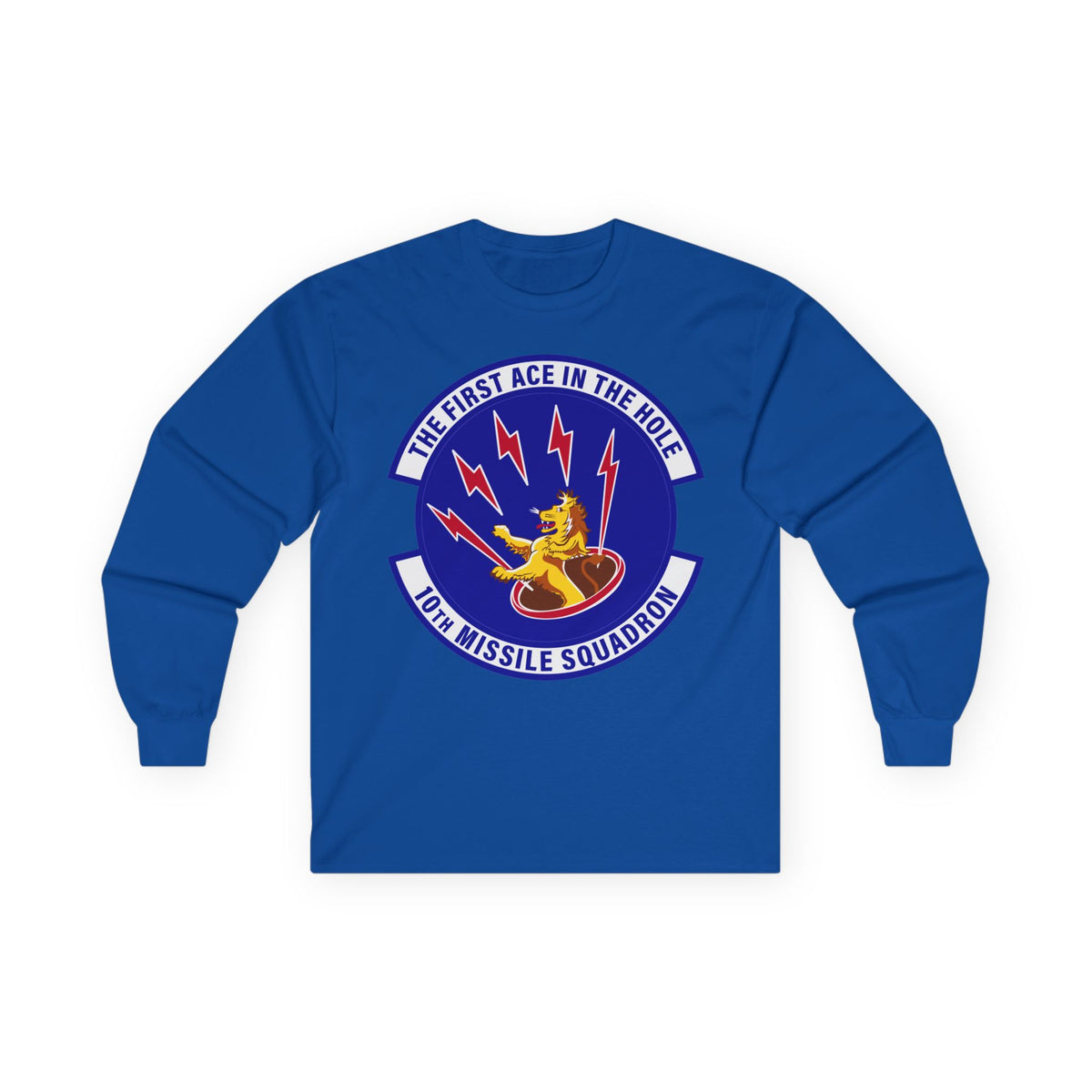 Unisex Ultra Cotton Long Sleeve Tee - USAF - 10th Missile Squadron wo txt