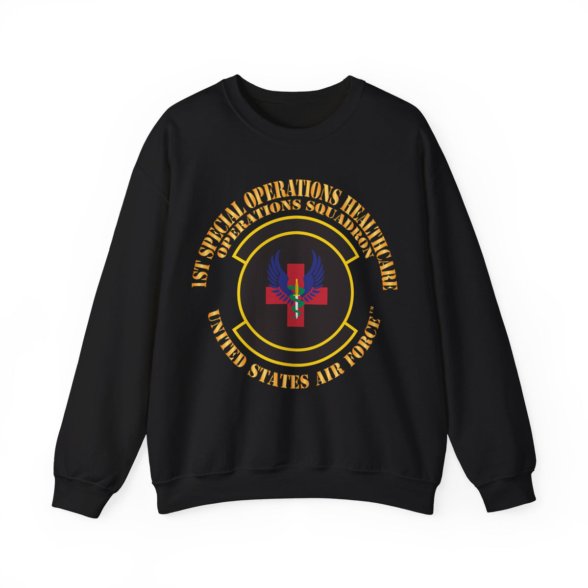 Crewneck Sweatshirt - USAF - 1st Special Operations Healthcare Operations Squadron X 300