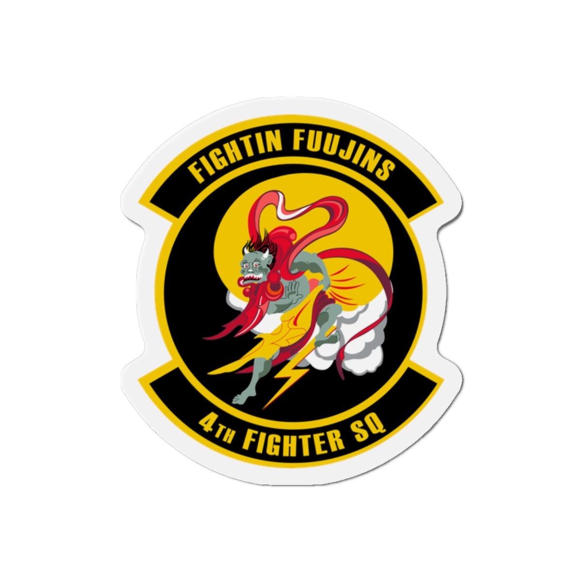 Die-Cut Magnet - USAF - 4th Fighter Squadron wo txt