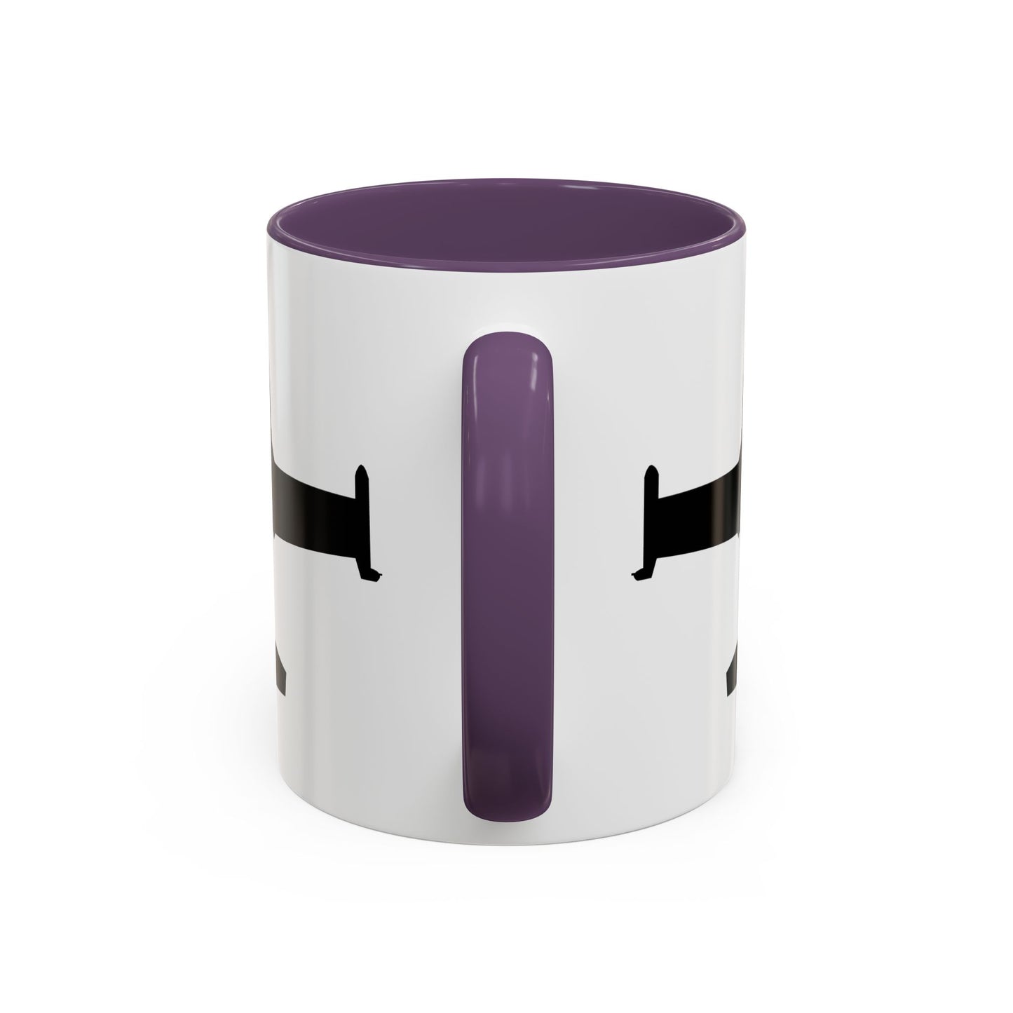 Accent Coffee Mug (11oz & 15oz) - Aircraft - A-37-Trainer - Top - Silhouette X 300