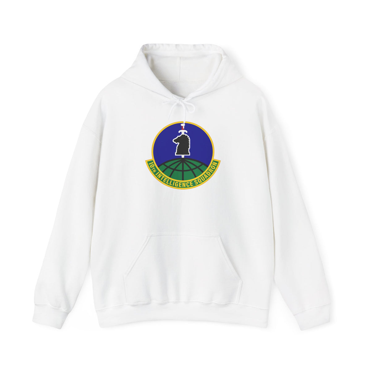 Unisex Heavy Blend Hooded Sweatshirt - USAF - 10th Intelligence Support Sq wo txt