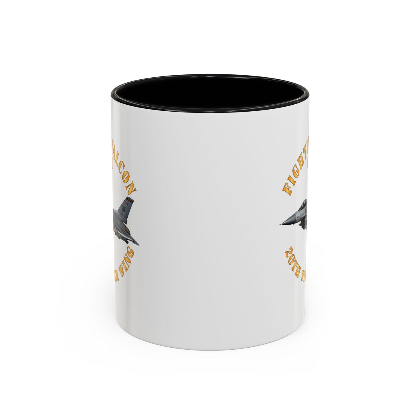 Accent Coffee Mug (11oz & 15oz) - USAF - F-16 Fighting Falcon - 20th Fighter Wing X 300
