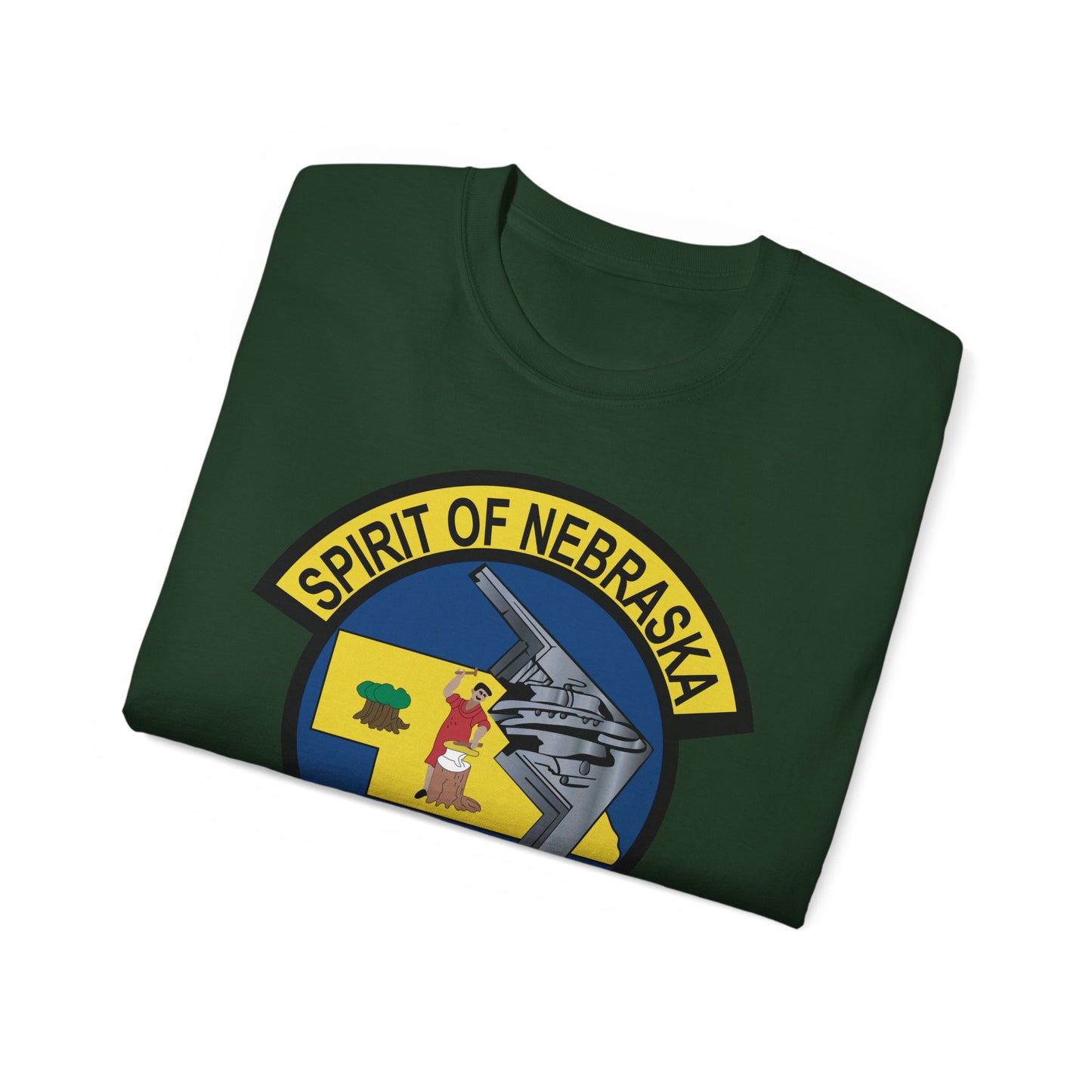 Unisex Ultra Cotton Tee - USAF - B2 - Spirit of Nebraska - Stealth Bomber wo txt X 300