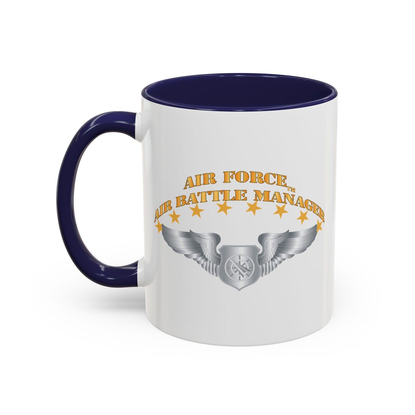 Accent Coffee Mug (11oz & 15oz) - USAF - Air Battle Manager - Basic Wings X 300