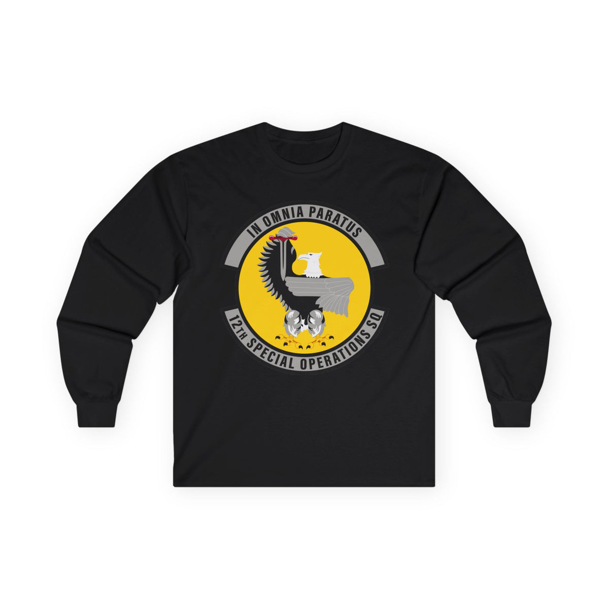 Unisex Ultra Cotton Long Sleeve Tee - USAF - 12th Special Operations Squadron wo txt