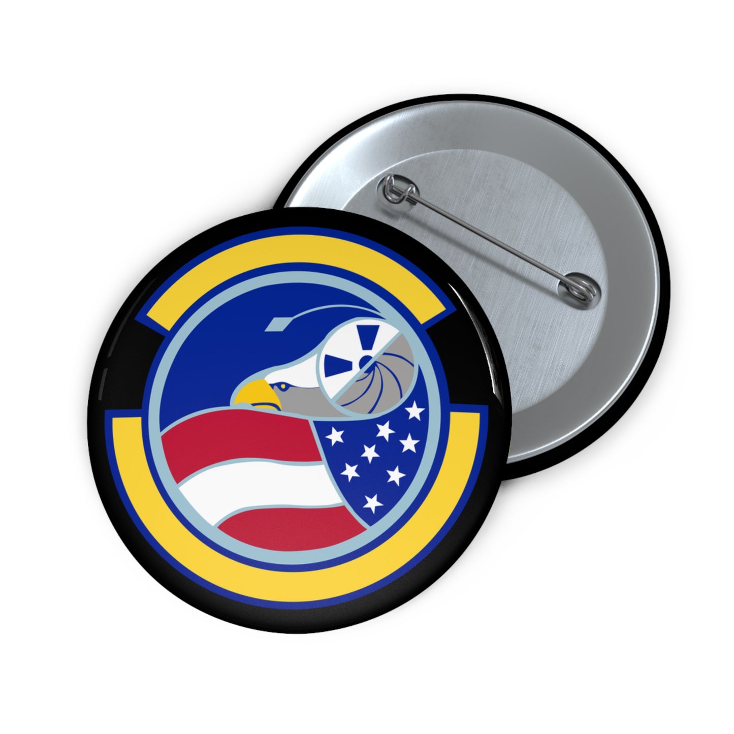 Custom Pin Button - USAF - 1st Combat Camera Squadron (AFPAA) wo txt