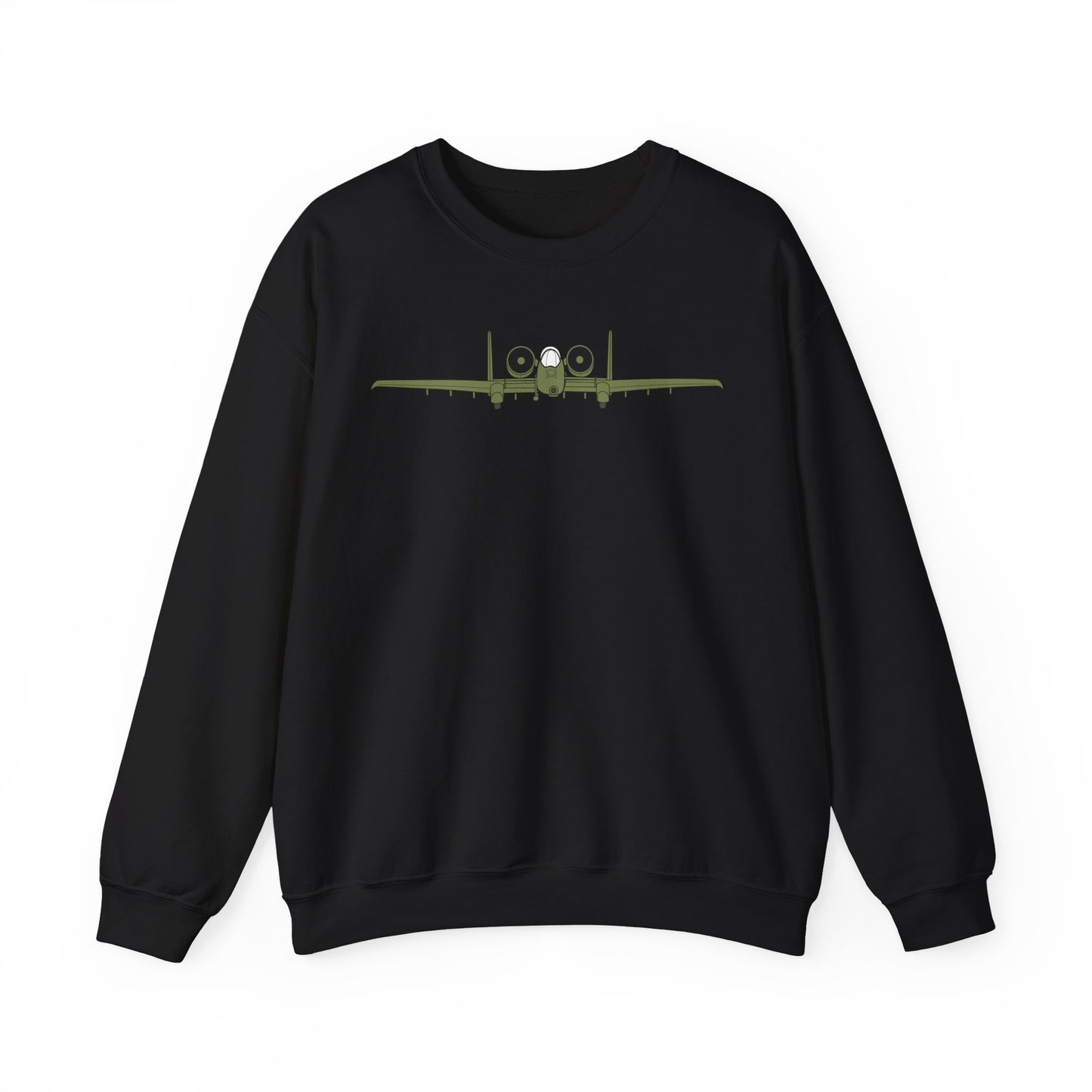 Crewneck Sweatshirt - Aircraft - USAF - A-10 Thunderbolt II - Front X 300
