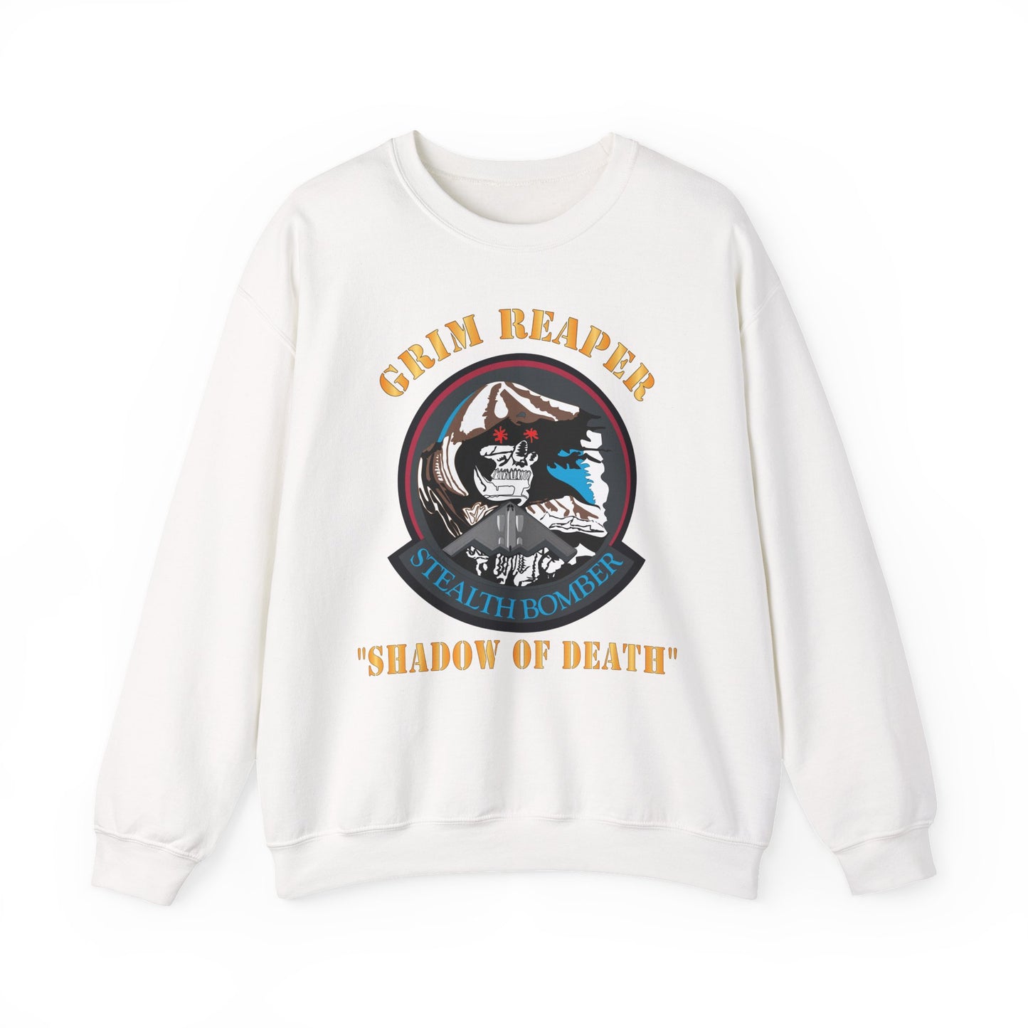 Crewneck Sweatshirt - USAF - B2 - Grim Reaper - Stealth Bomber X 300