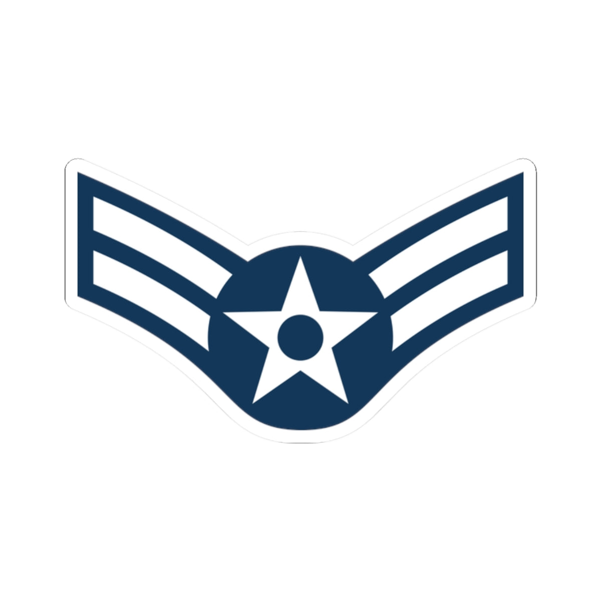Kiss-Cut Stickers - USAF - Airman - First Class (E3) - 2020