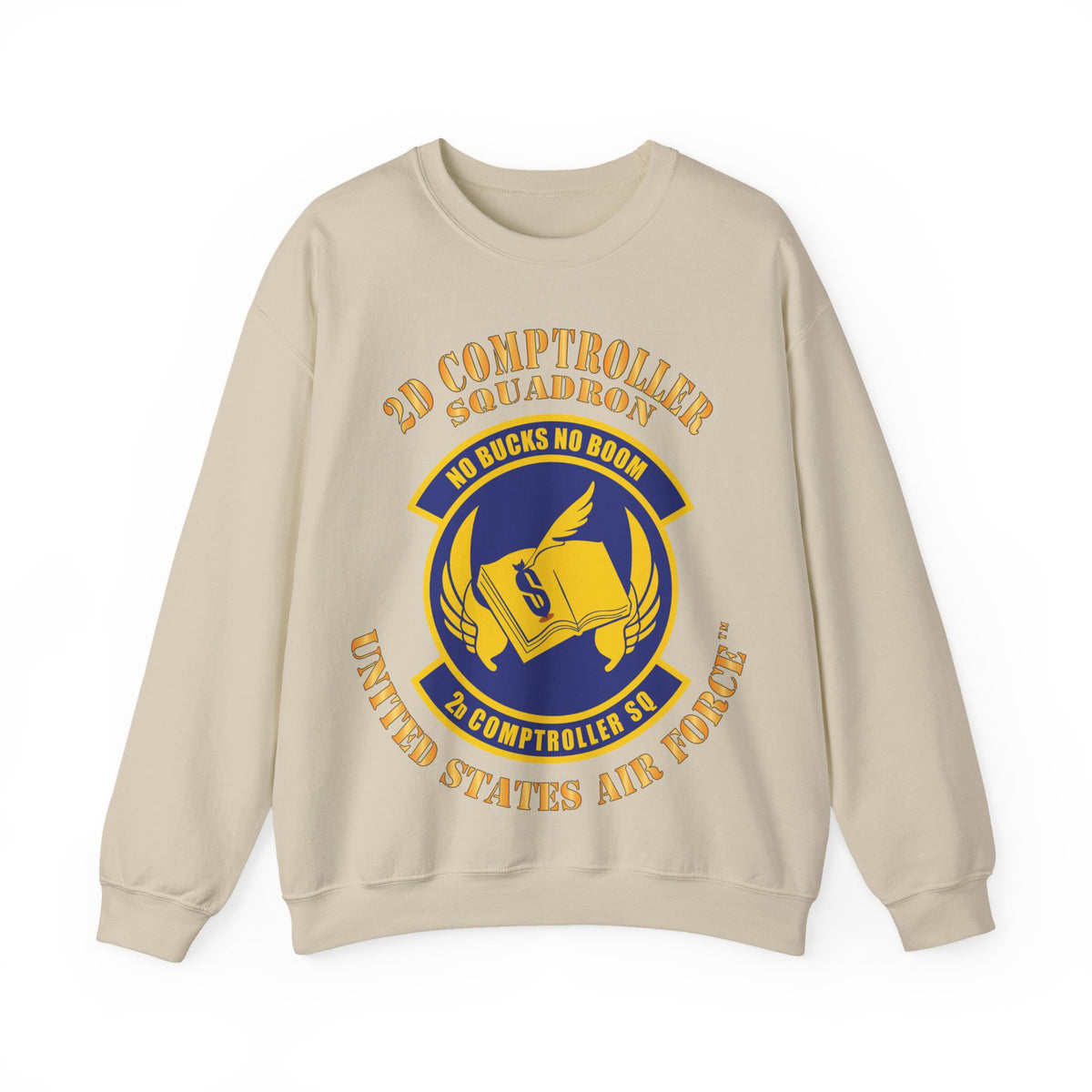Crewneck Sweatshirt - USAF - 2d Comptroller Squadron