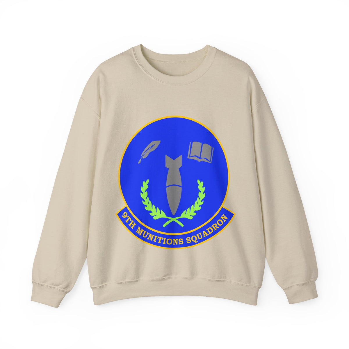 Crewneck Sweatshirt - USAF - 9th Munitions Squadron wo txt X 300
