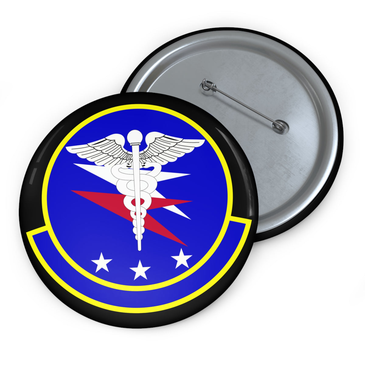 Custom Pin Button - USAF - 14th Operational Medical Readiness Squadron wo txt