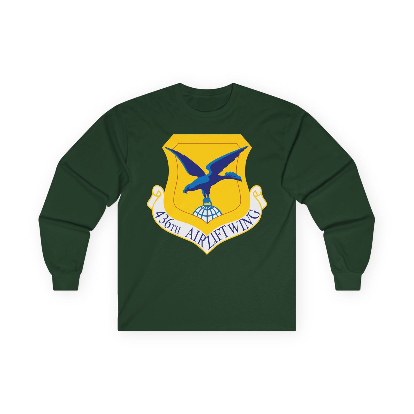 Unisex Ultra Cotton Long Sleeve Tee - USAF - 436th Airlift Wing wo Txt X 300