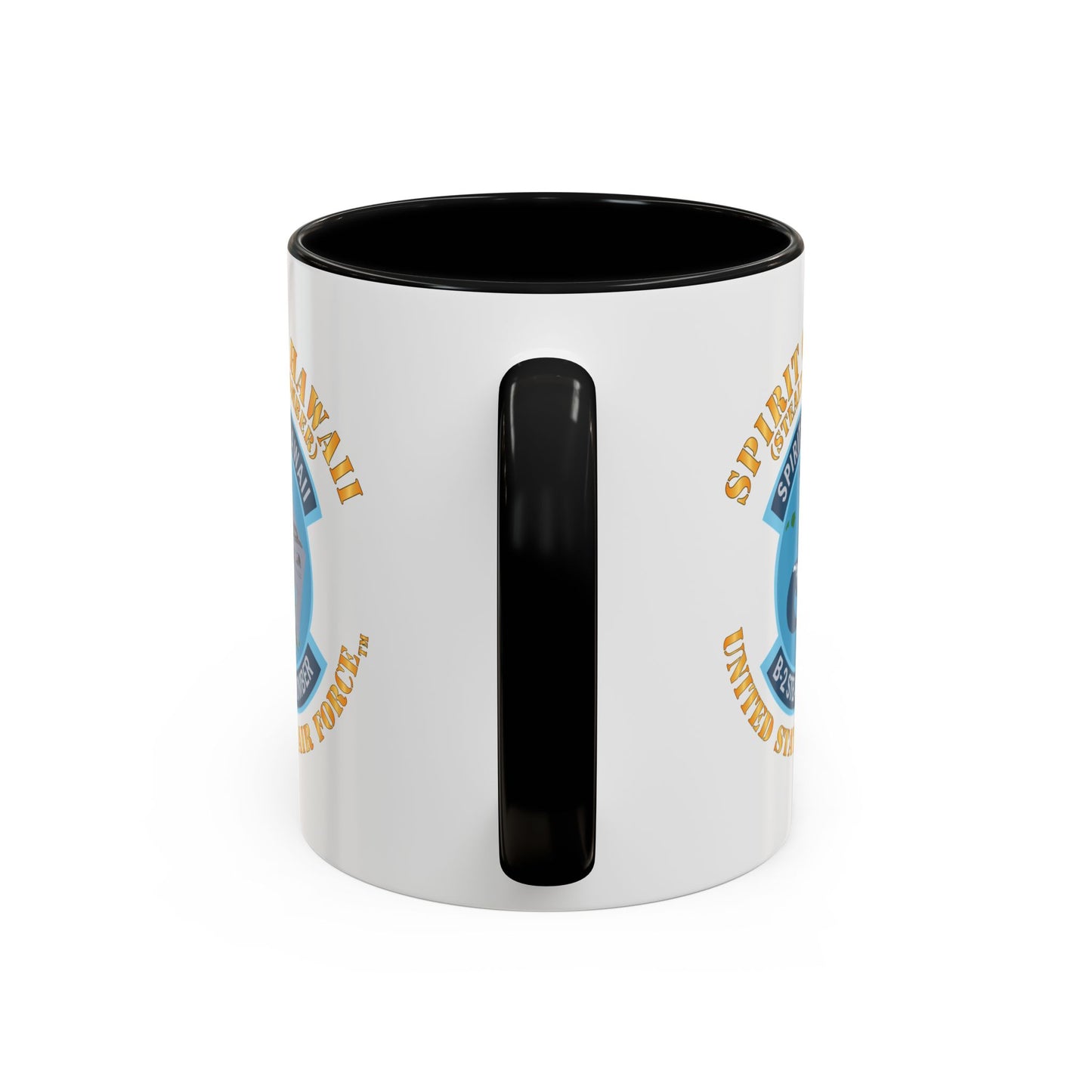 Accent Coffee Mug (11oz & 15oz) - USAF - B2 - Spirit of Hawaii - Stealth Bomber X 300