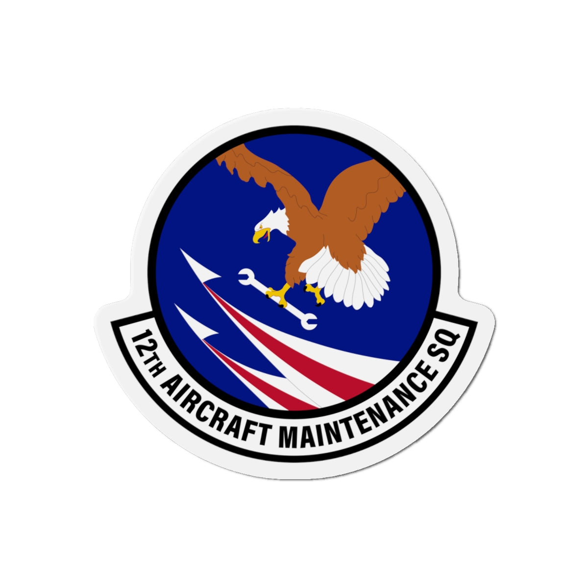 Die-Cut Magnet - USAF - 12th Aircraft Maintenance Squadron wo txt