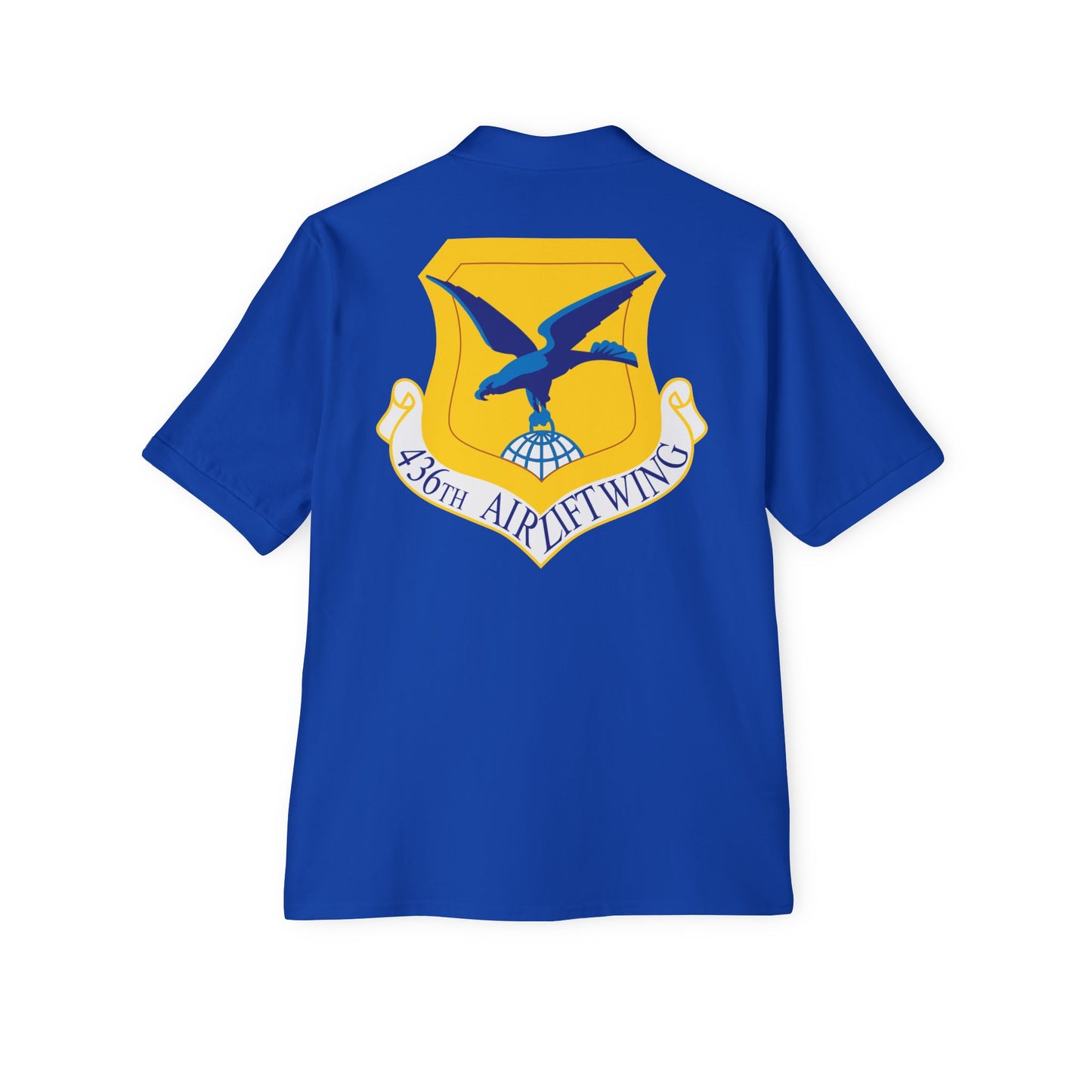 Men's Piqué Polo - USAF - 436th Airlift Wing wo Txt X 300