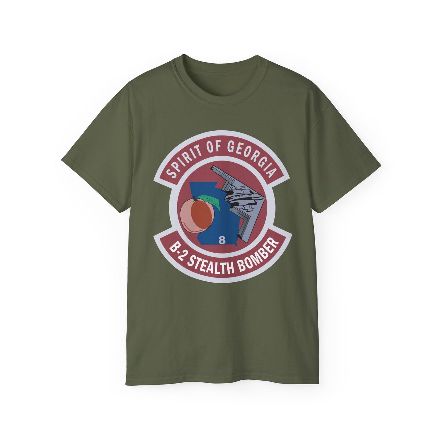 Unisex Ultra Cotton Tee - USAF - B2 - Spirit of Georgia - Stealth Bomber wo txt X 300