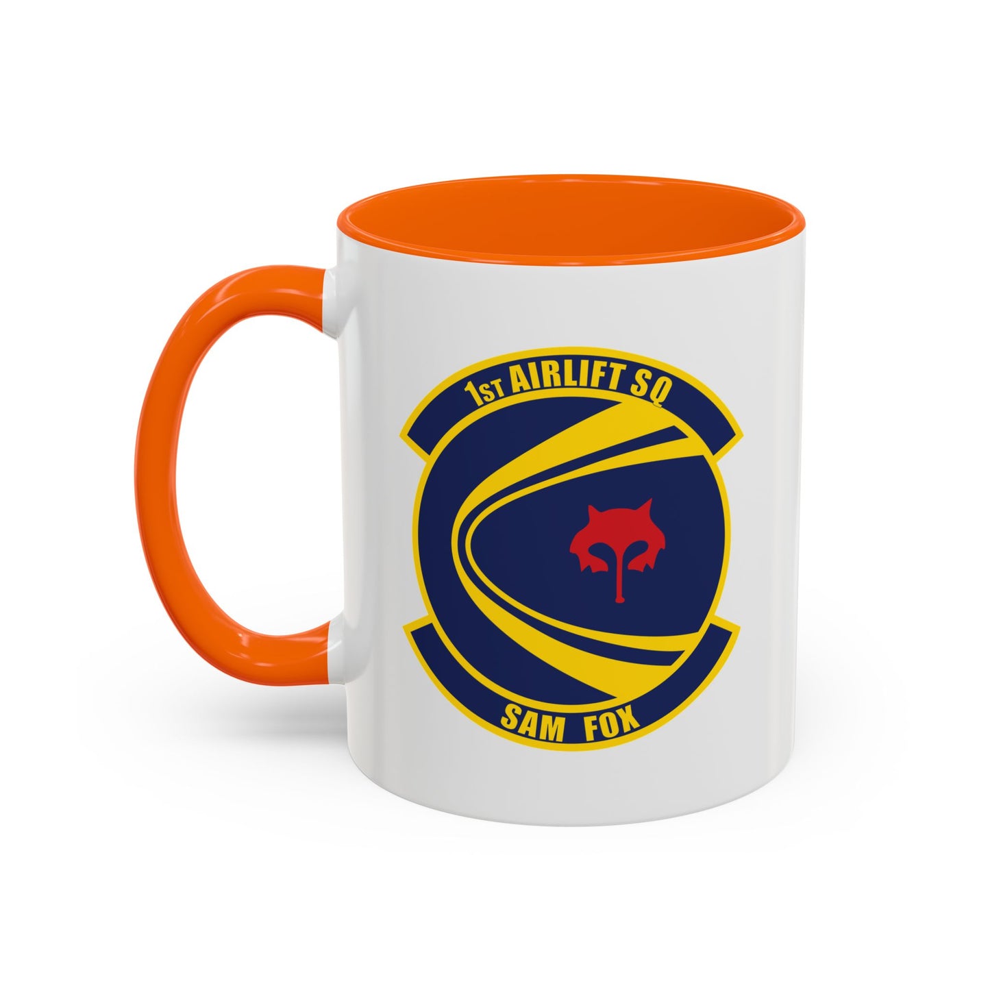 Accent Coffee Mug (11oz & 15oz) - USAF - 1st Airlift Squadron wo txt X 300