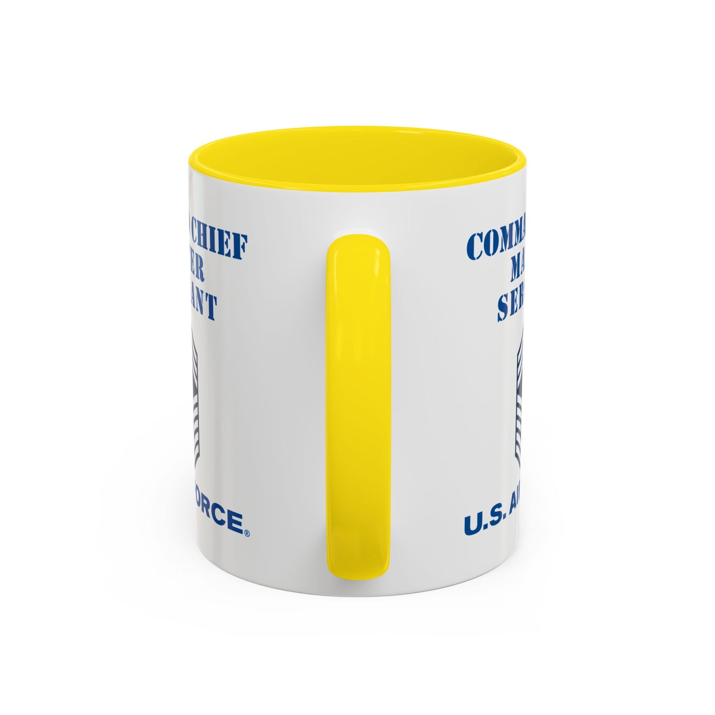 Accent Coffee Mug (11oz & 15oz) - USAF - Command Chief Master Sergeant (E9c) - 2020 - US Air Force w Text X 300