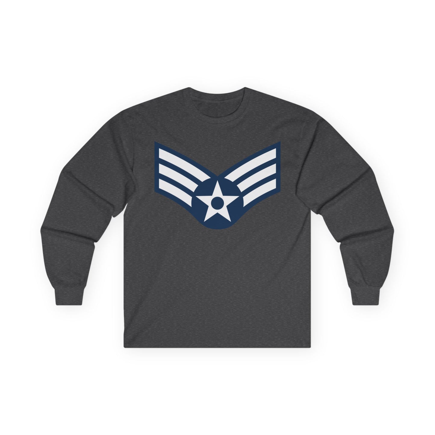 Unisex Ultra Cotton Long Sleeve Tee - USAF - Senior Airman (E4) - 2020