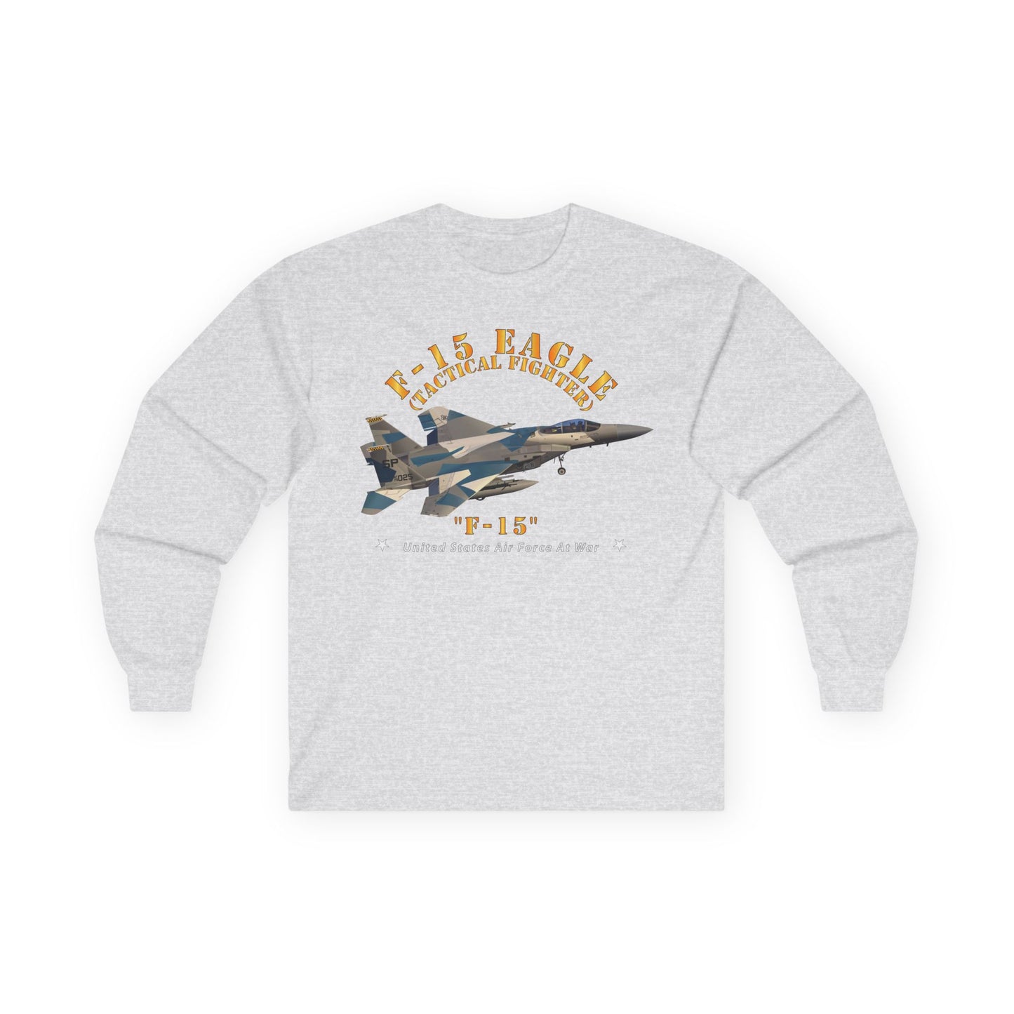 Unisex Ultra Cotton Long Sleeve Tee - USAF - F15 Eagle - F15