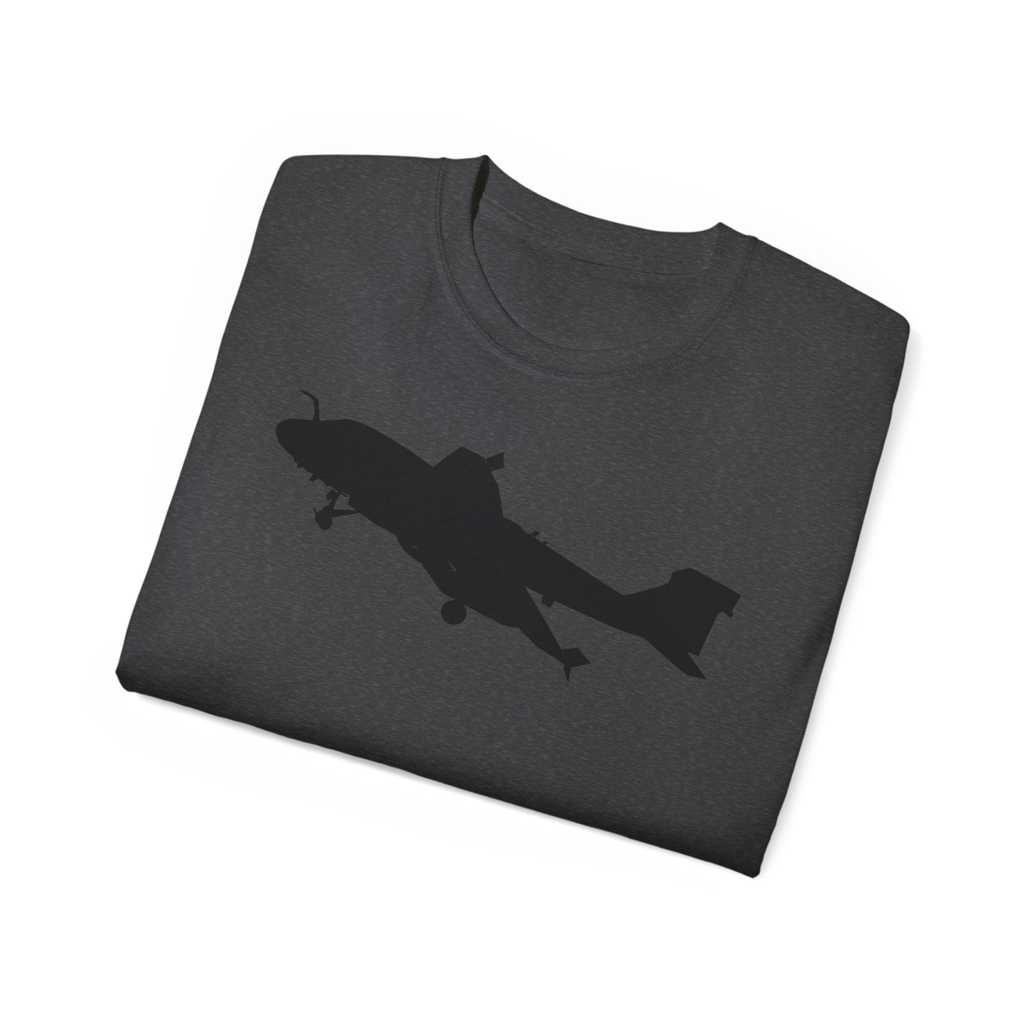 Unisex Ultra Cotton Tee - Aircraft - Navy - A-6A Intruder - Silhouette X 300