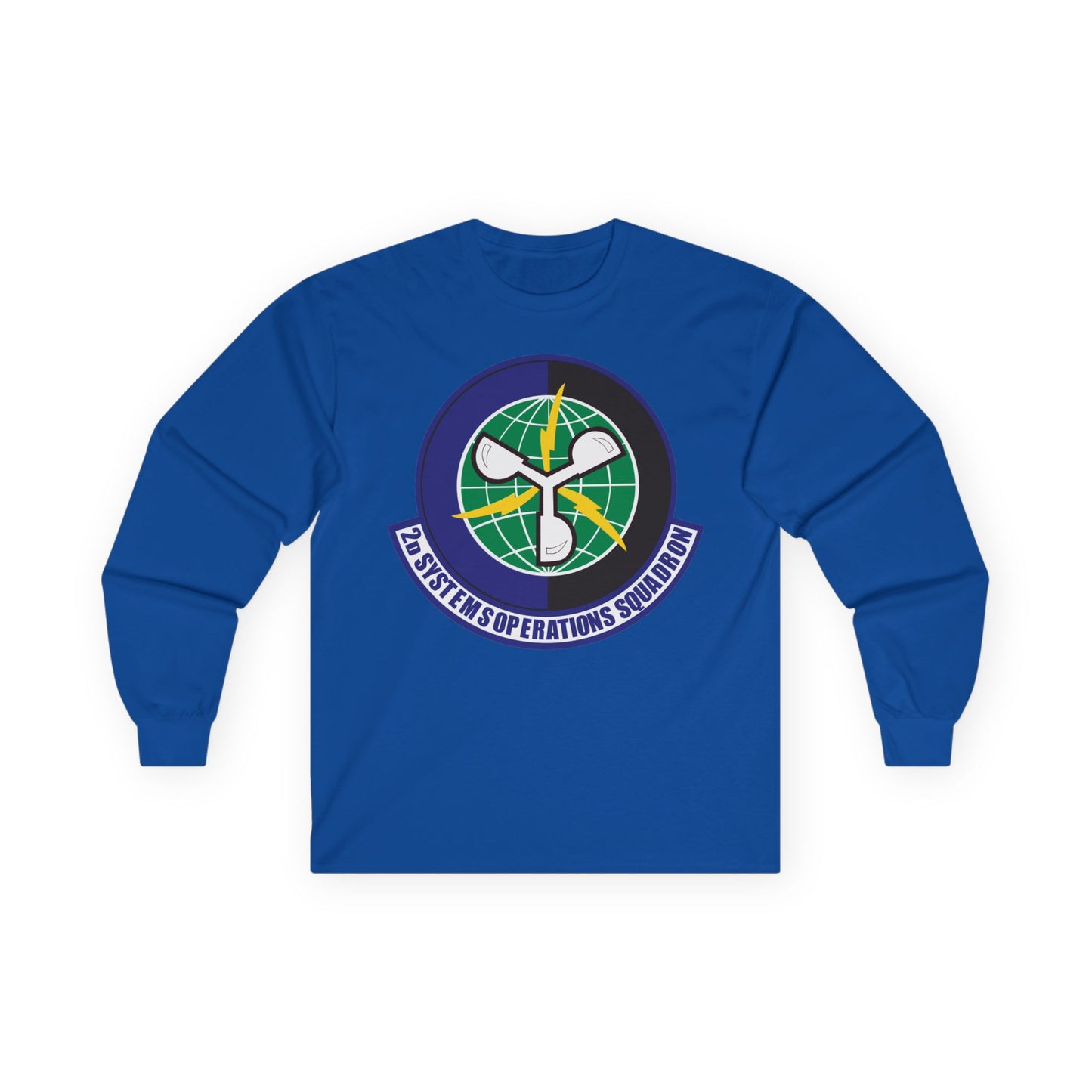 Unisex Ultra Cotton Long Sleeve Tee - USAF -2d Systems Operations Squadron wo txt
