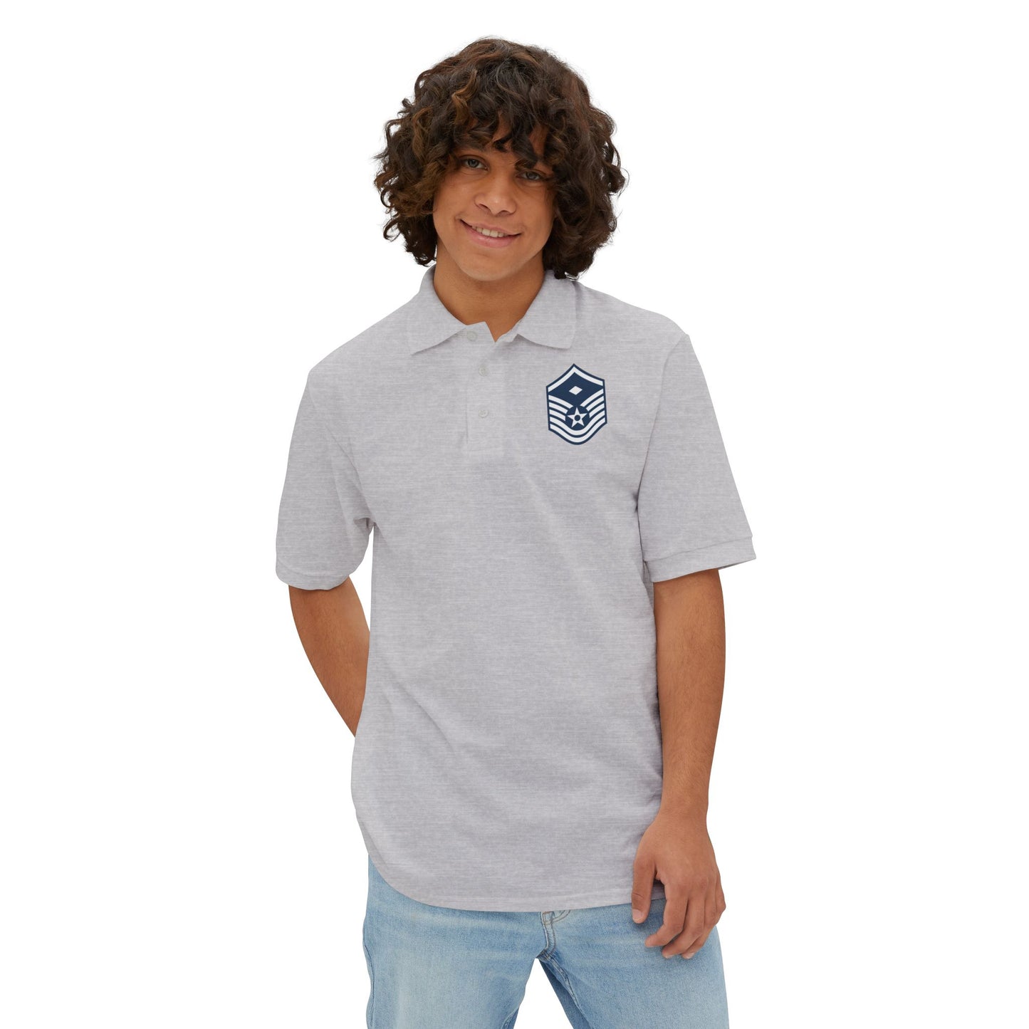 Men's Piqué Polo - USAF - First Sergeant (E7b) - 2020