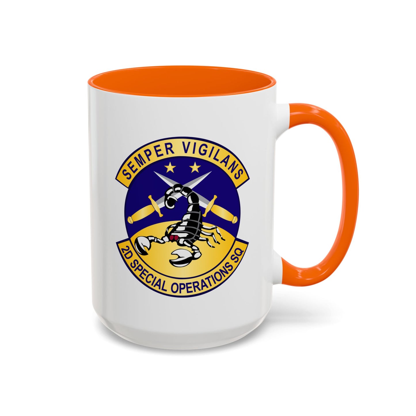 Accent Coffee Mug (11oz & 15oz) - USAFSOF - 2nd Special Operations Squadron wo Txt