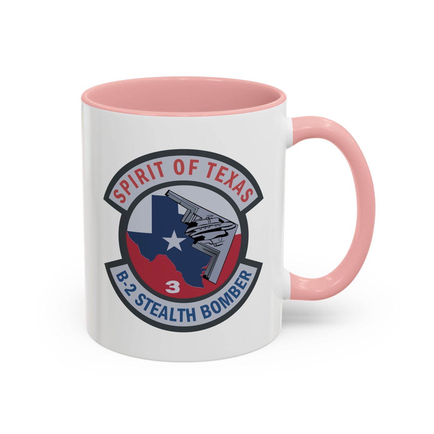 Accent Coffee Mug (11oz & 15oz) - USAF - B2 - Spirit of Texas - Stealth Bomber wo txt X 300