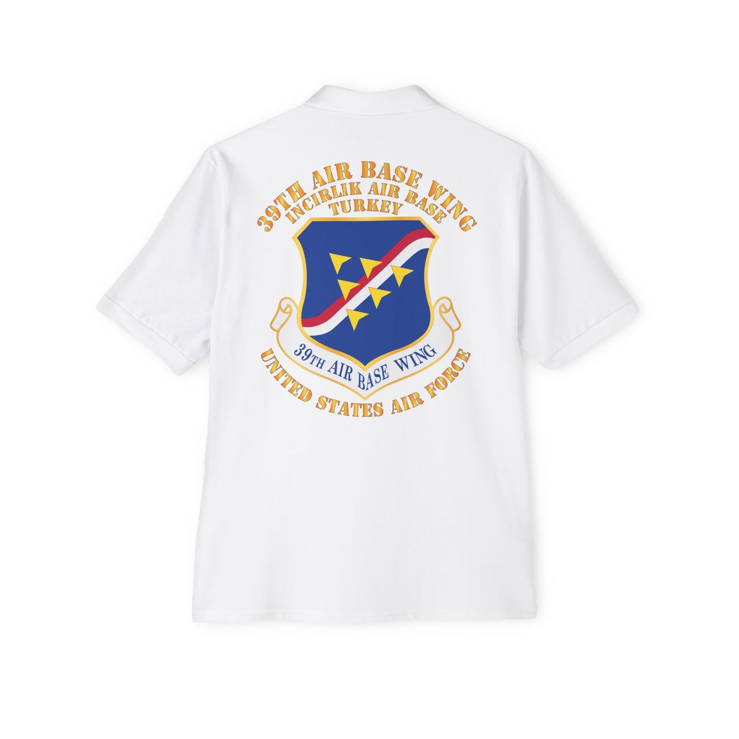 Men's Piqué Polo - USAF - 39th Airbase Wing - 3rd AF - Incirlik Air Base - Turkey