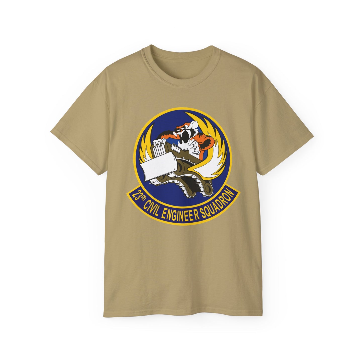 Unisex Ultra Cotton Tee - USAF - 23d Civil Engineer Squadron wo Txt