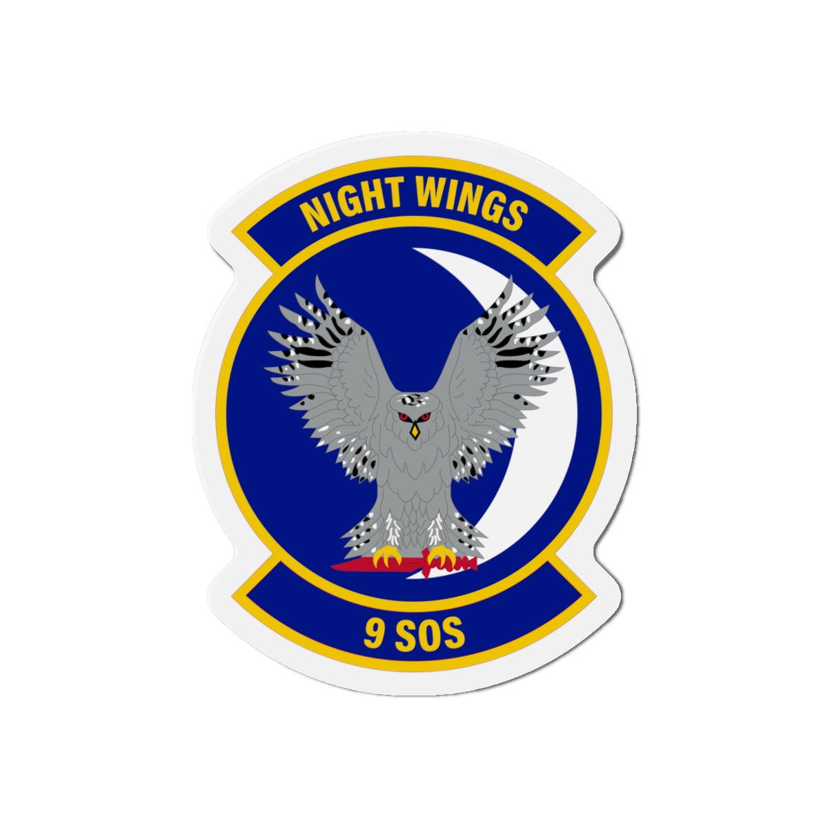 Die-Cut Magnet - USAF - 9th Special Operations Squadron wo txt X 300