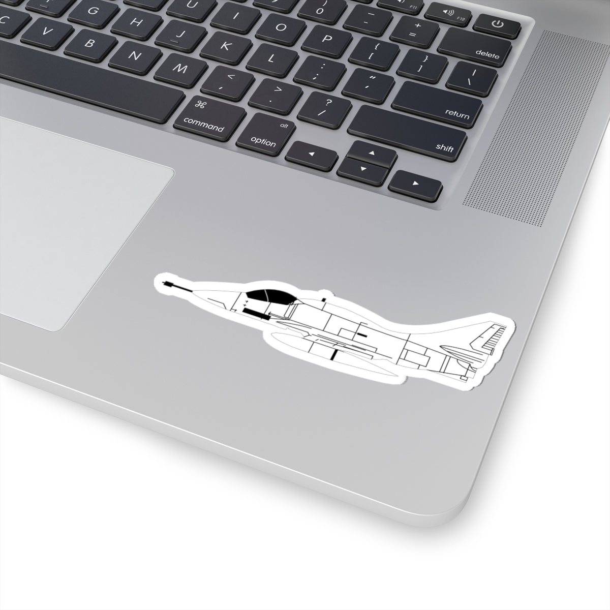 Kiss-Cut Stickers - Aircraft - A-4 SkyHawk - BW X 300
