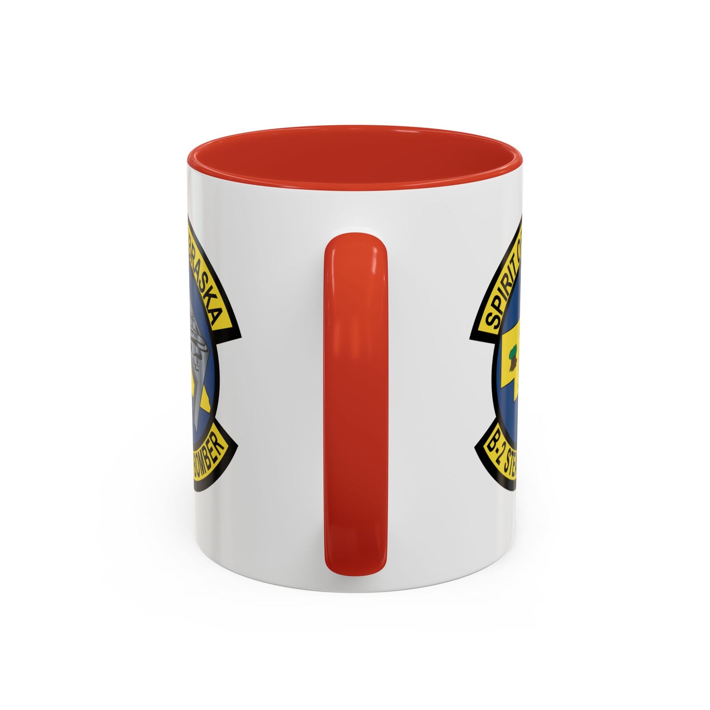 Accent Coffee Mug (11oz & 15oz) - USAF - B2 - Spirit of Nebraska - Stealth Bomber wo txt X 300