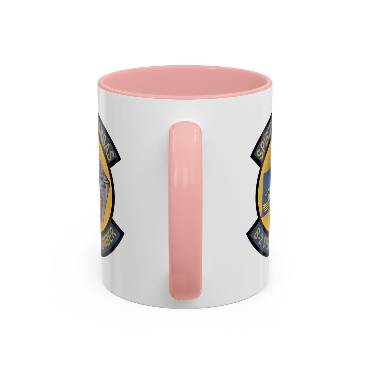 Accent Coffee Mug (11oz & 15oz) - USAF - B2 - Spirit of Kansas - Stealth Bomber wo txt X 300