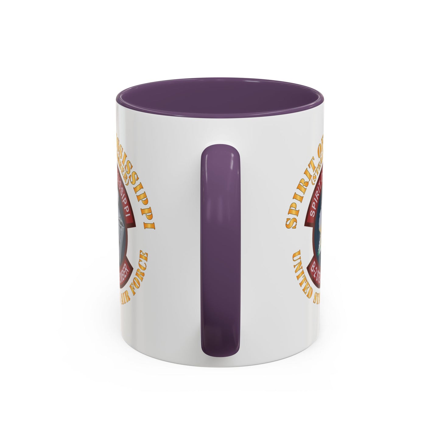 Accent Coffee Mug (11oz & 15oz) - USAF - B2 - Spirit of Mississippi - Stealth Bomber X 300