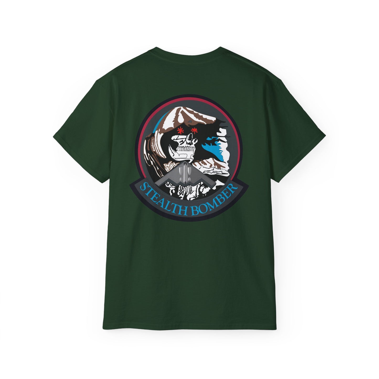Unisex Ultra Cotton Tee - USAF - B2 - Grim Reaper - Stealth Bomber wo txt X 300