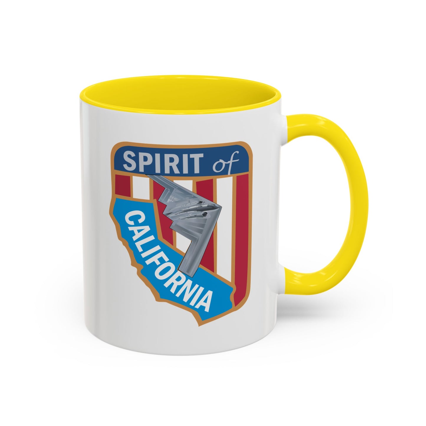 Accent Coffee Mug (11oz & 15oz) - USAF - B2 - Spirit of California - Stealth Bomber wo txt X 300