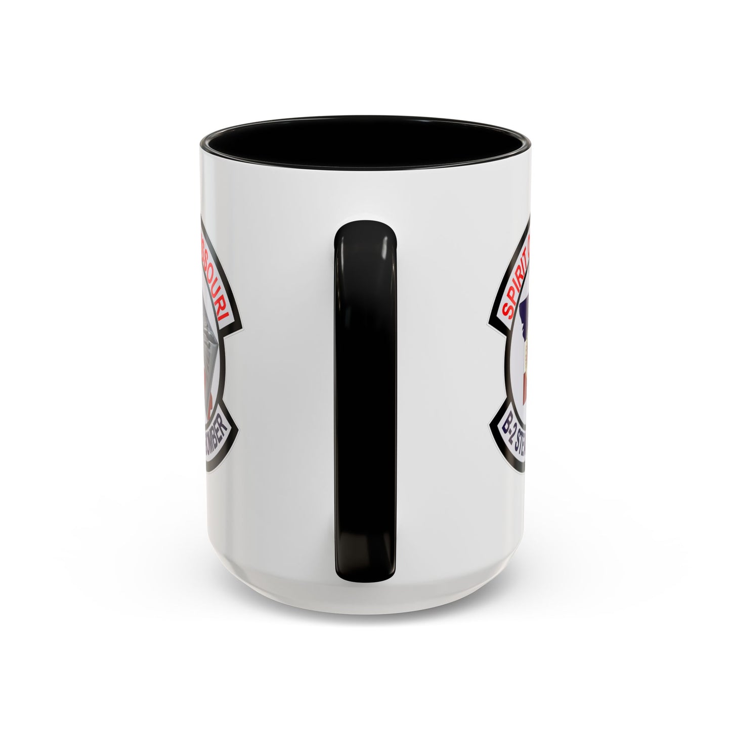 Accent Coffee Mug (11oz & 15oz) - USAF - B2 - Spirit of Missouri - Stealth Bomber wo Txt