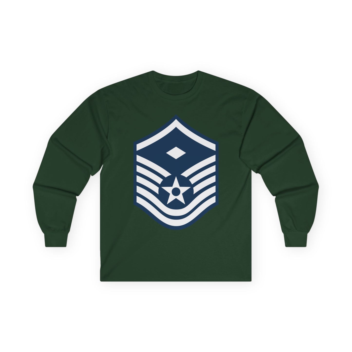 Unisex Ultra Cotton Long Sleeve Tee - USAF - First Sergeant (E7b) - 2020